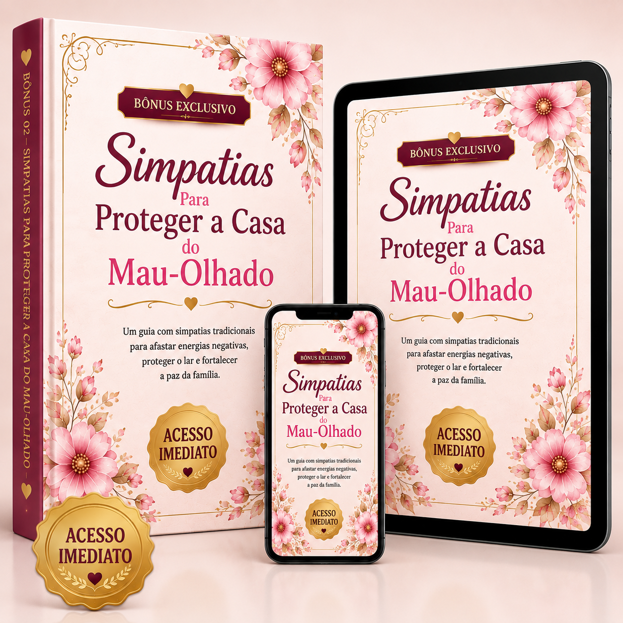 Mockup do bônus Simpatias Para Proteger a Casa do Mau-Olhado